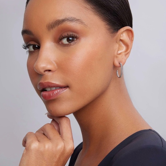 LAGOSCaviar Sterling Silver Hoop Earrings - Elegant Women’s Jewelry